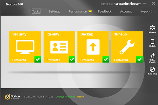 Norton Antivirus Software Screenshot