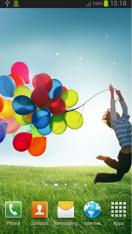 Galaxy S4 Live Wallpaper