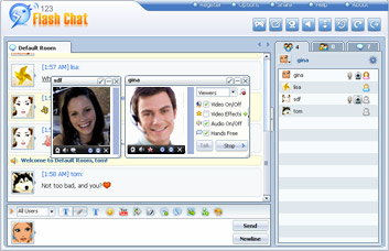free online messenger with chat rooms
