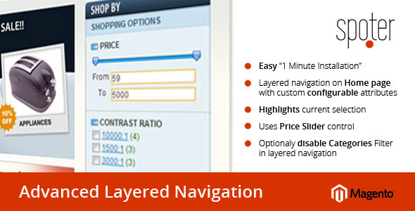 Advanced Layered Navigation for Magento CE