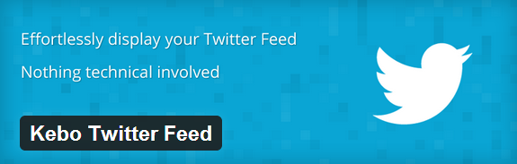 Kebo Twitter Feed WordPress Plugin