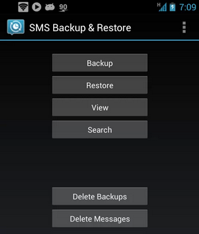 SMS Backup and Restore Android Application