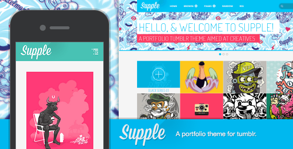 Supple - A Portfolio Theme for Tumblr