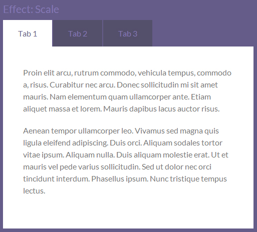 tabulous js to jQuery tabs effects