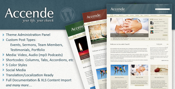 Accende - WordPress Church Theme