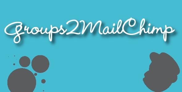 Groups2Mailchimp - Groups Mailchimp Integration