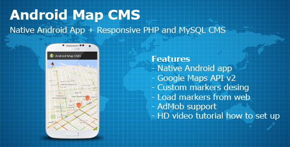 Android Map CMS