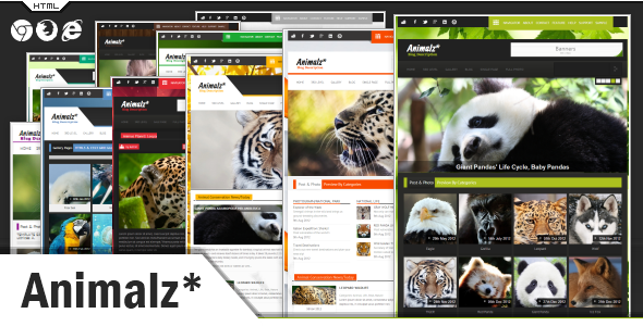 Animalz - Eco/Green Environmental HTML Template