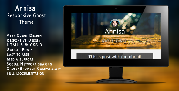 Annisa - Responsive Ghost Theme