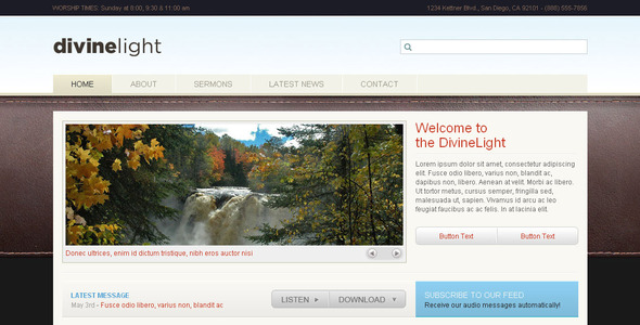 DivineLight - Premium HTML Template