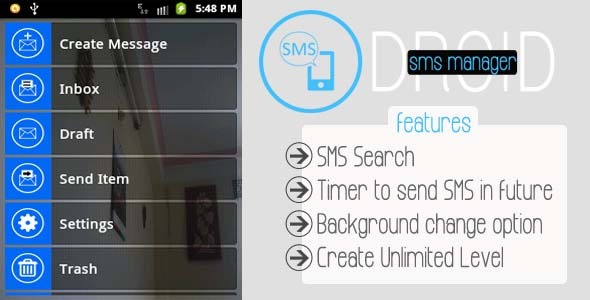 Droid Customize SMS Manager