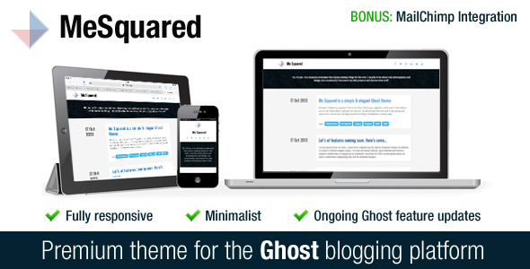 Me Squared - Beautiful Responsive Theme for Ghost