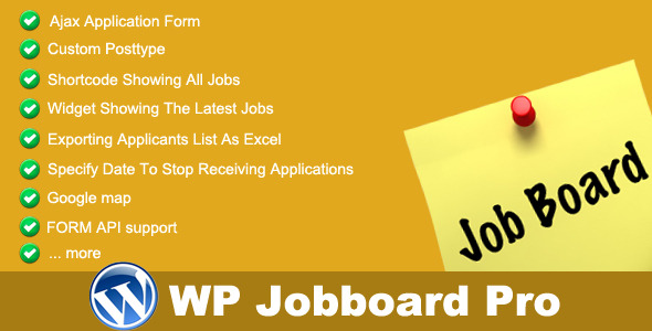 WP Jobboard Pro WordPress Plugin
