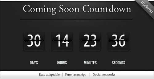 Countdown construction page jQuery Plugin