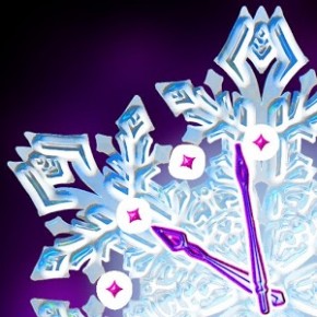 Christmas Snow Clock Feature