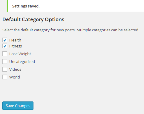 How to Set Pre-Defined Default Categories in WordPress