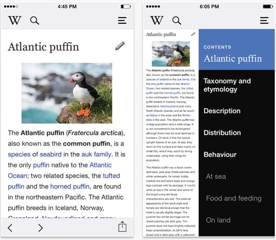 Wikipedia iOS app Help iPhone Users to Easily Edit Wikipedia Articles