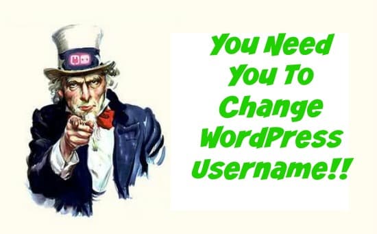 Change WordPress Default Username “Admin”