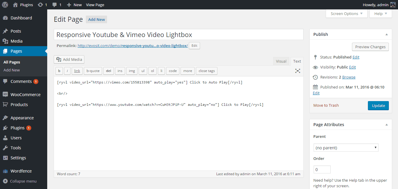 How to Add Responsive YouTube/Vimeo Video Lightbox in WordPress