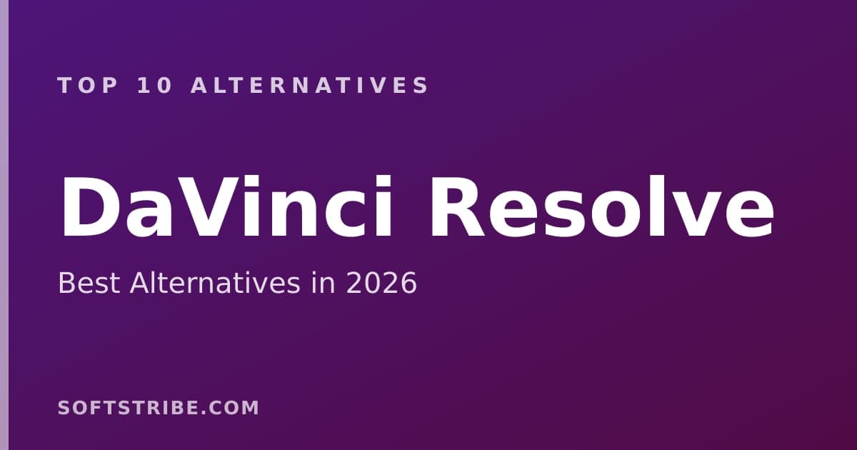 Top 10+ Alternatives for DaVinci Resolve in 2026