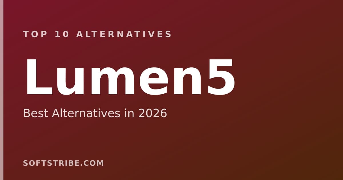 Top 10+ Alternatives for Lumen5 in 2026