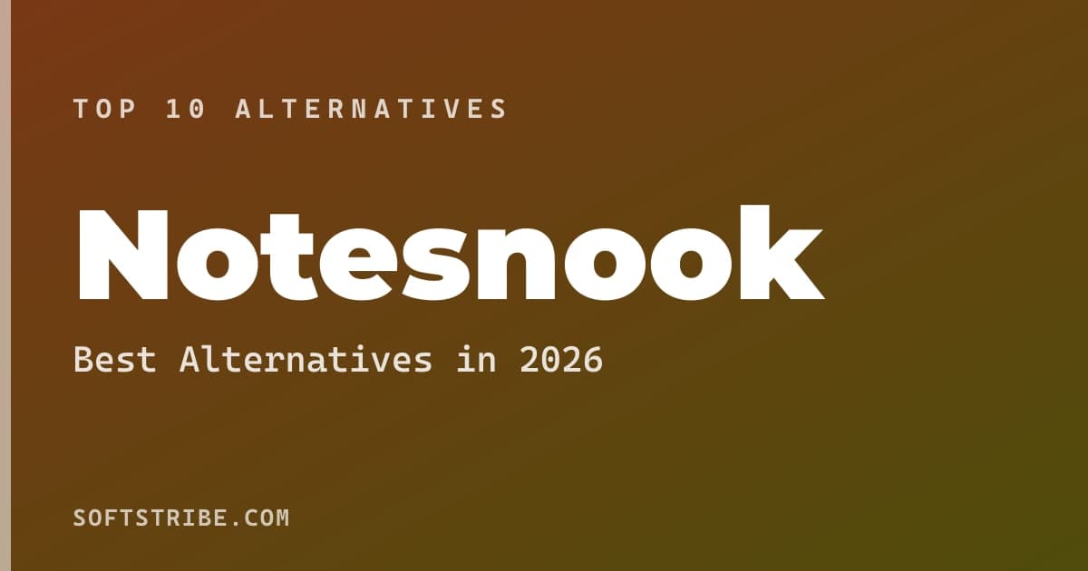 Best Notesnook Alternatives: For Private notes in 2026