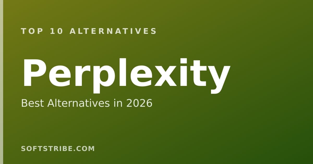 Best Perplexity Alternatives: For AI search in 2026