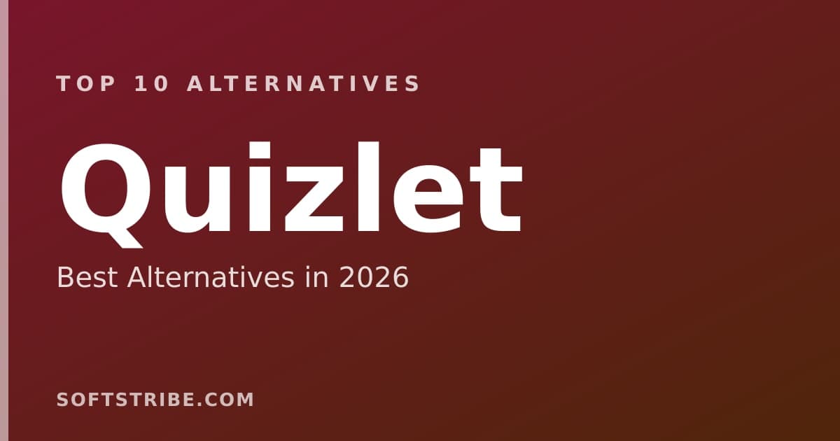 Top 10+ Alternatives for Quizlet in 2026