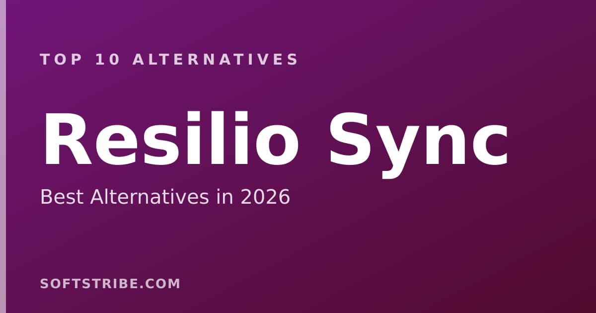 Top 10+ Alternatives for Resilio Sync in 2026