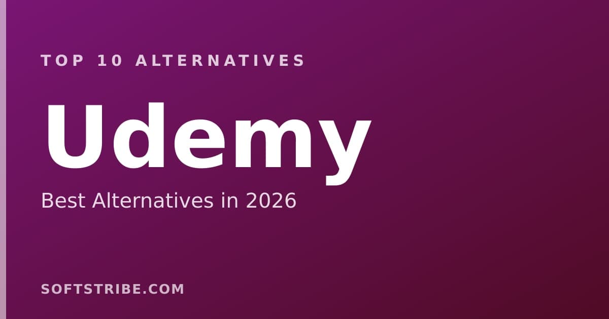 Top 10+ Alternatives for Udemy in 2026