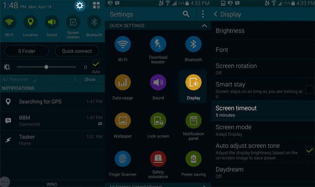 Quick Tip: Increase Time of Display Light in Samsung Galaxy S5