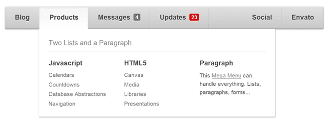 10+ Best Useful CSS3 Navigation Menus