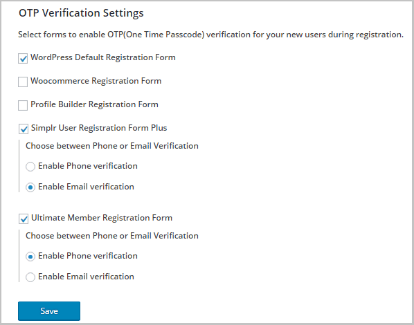 How to add improved OTP Verification in WordPress