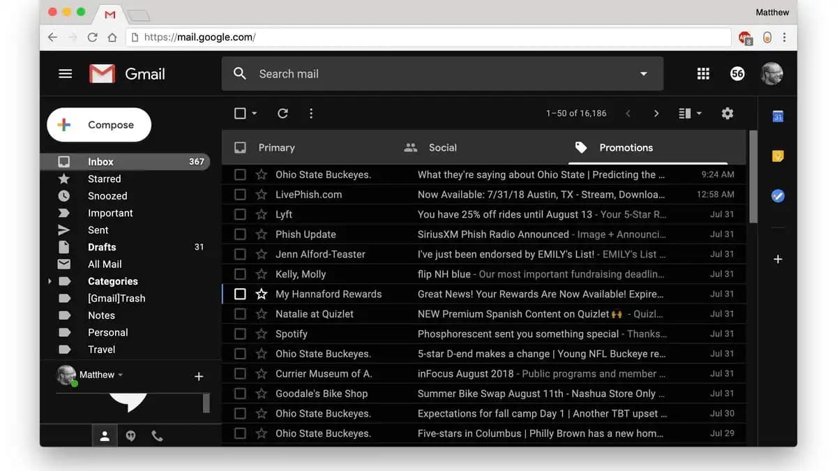 How to Enable Gmail Dark Mode (Android, iPhone, Desktop)