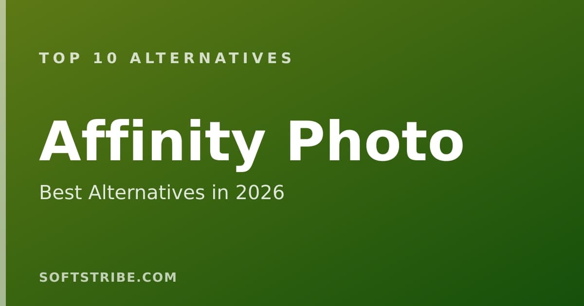 Top 10+ Alternatives for Affinity Photo in 2026
