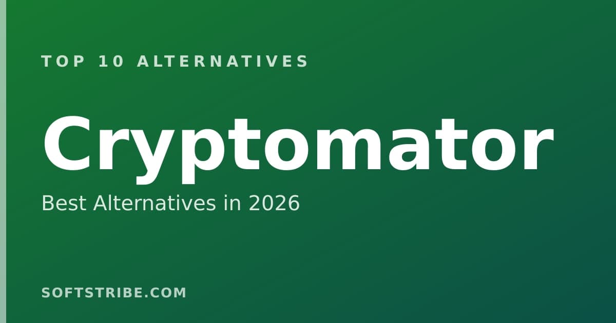 Best Cryptomator Alternatives: For File encryption in 2026
