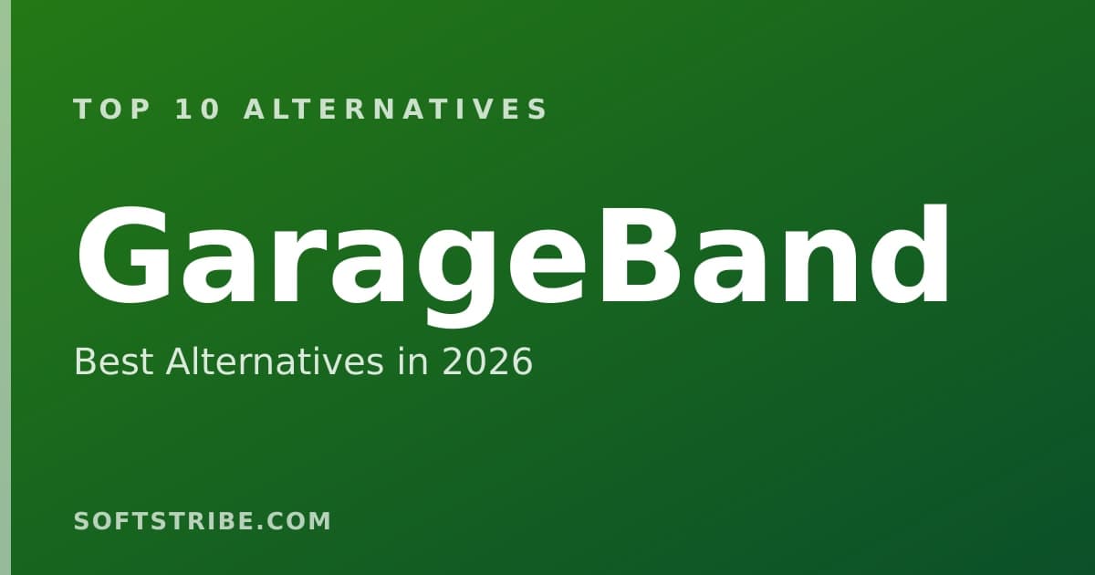 Top 10+ Alternatives for GarageBand in 2026