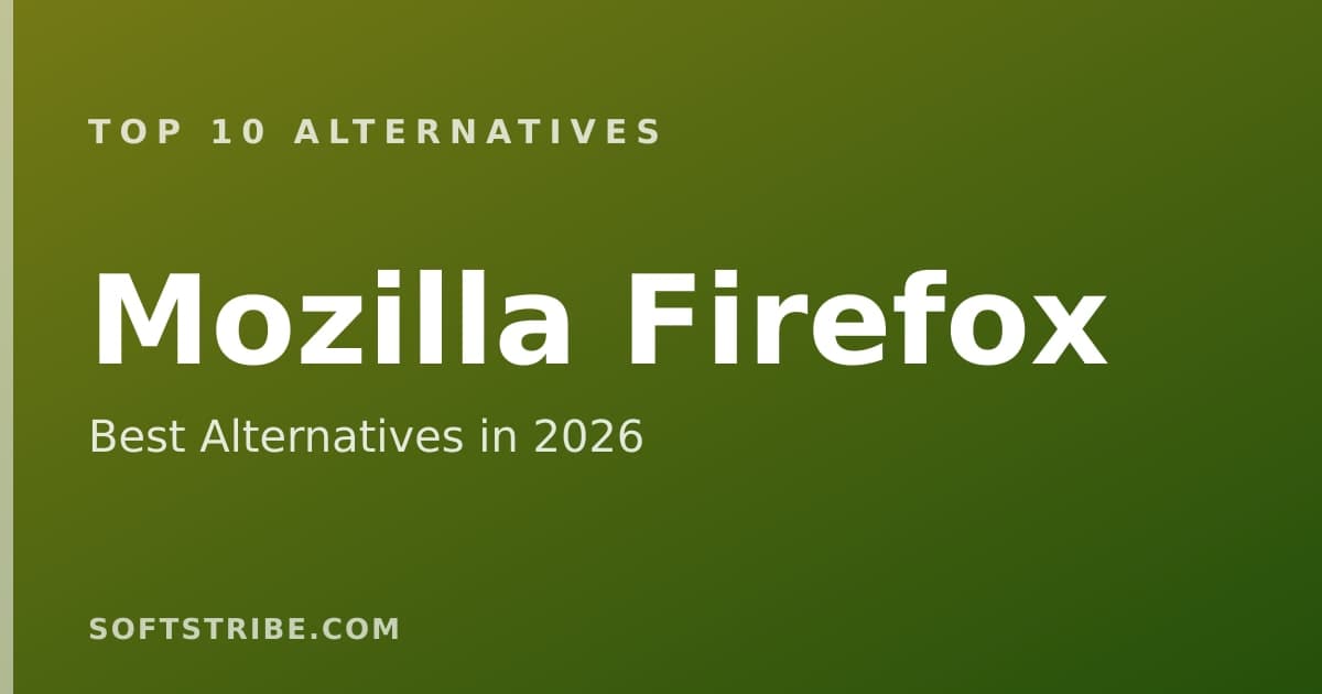 Top 10+ Alternatives for Mozilla Firefox in 2026