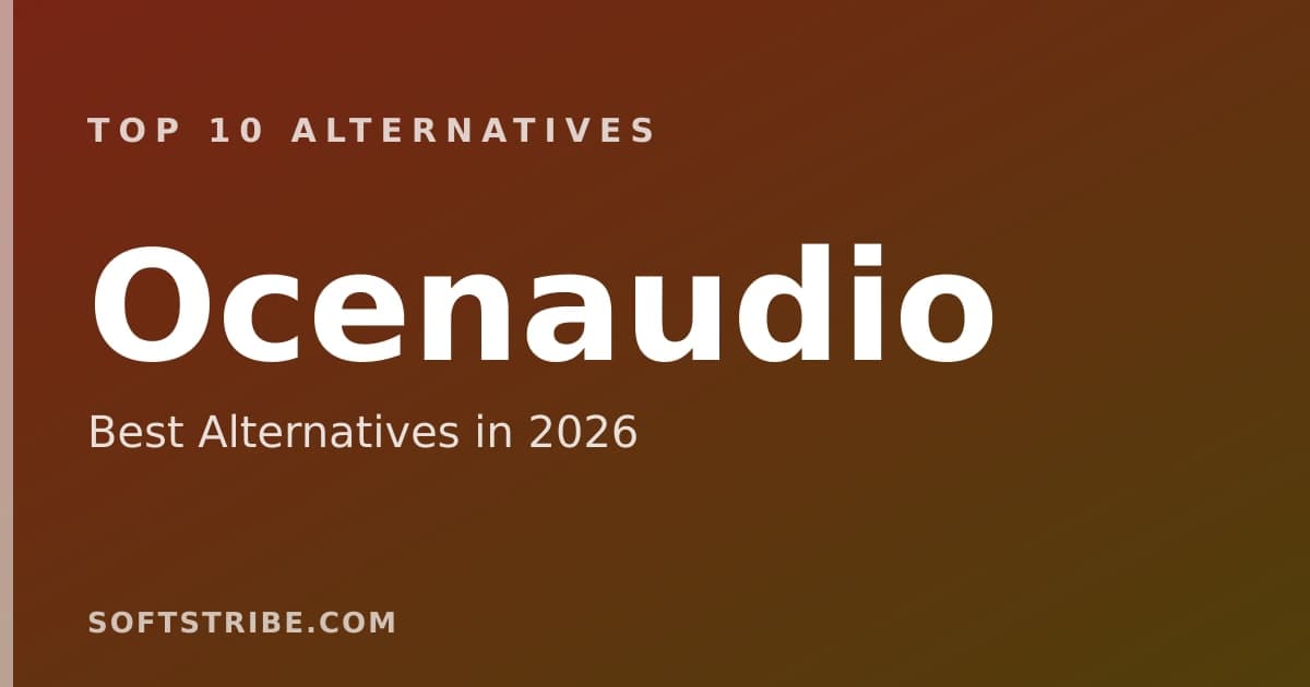 Top 10+ Alternatives for Ocenaudio in 2026