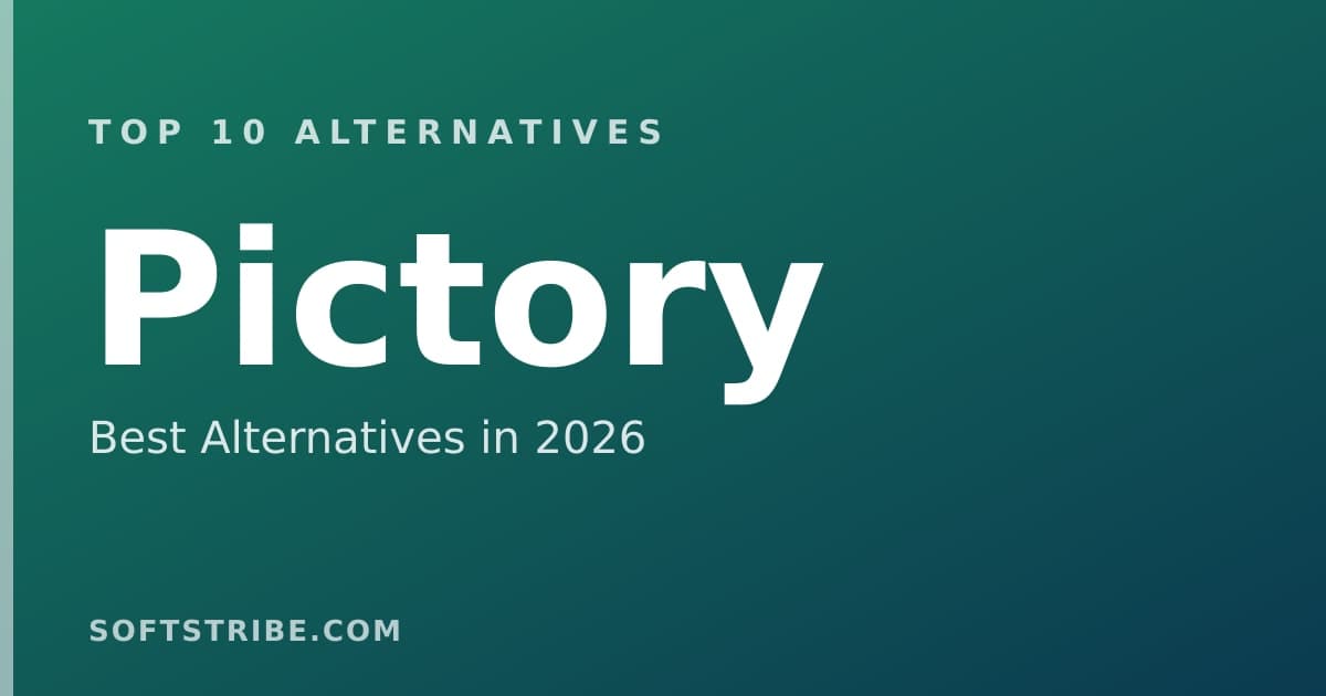 Top 10+ Alternatives for Pictory in 2026