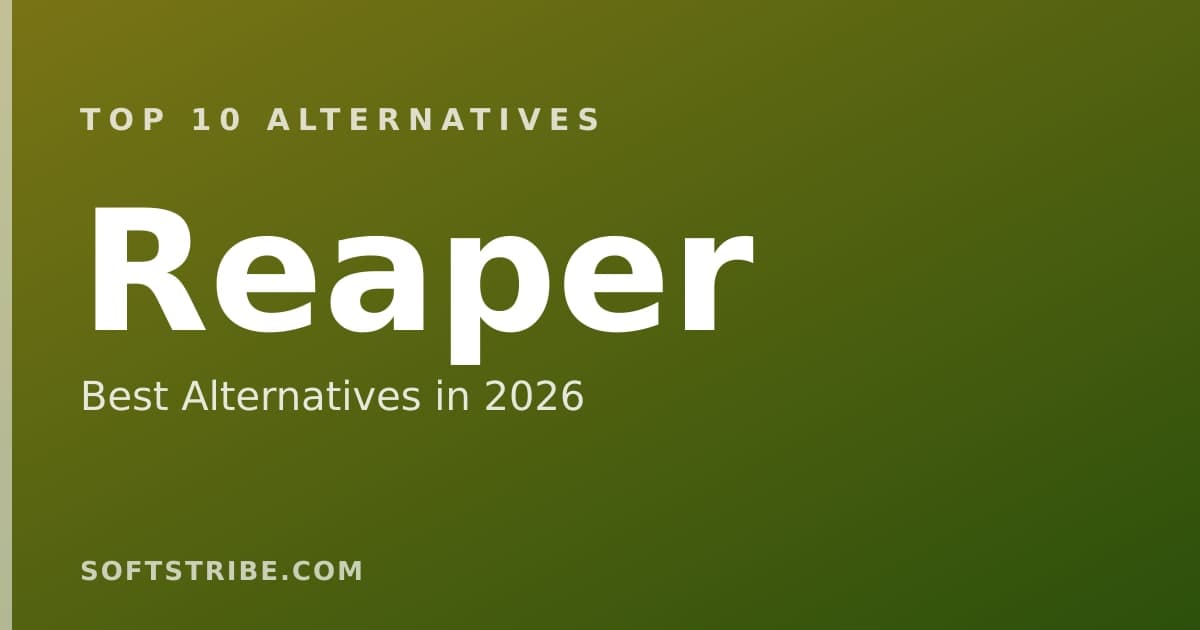 Top 10+ Alternatives for Reaper in 2025