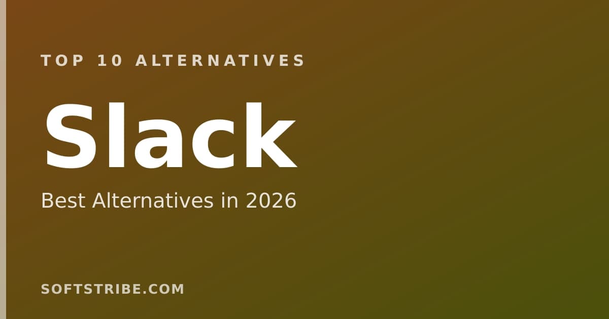 Top 10+ Alternatives for Slack in 2025