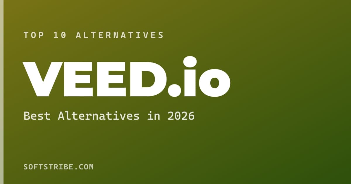Best VEED.io Alternatives: For Online video editing and subtitles in 2026