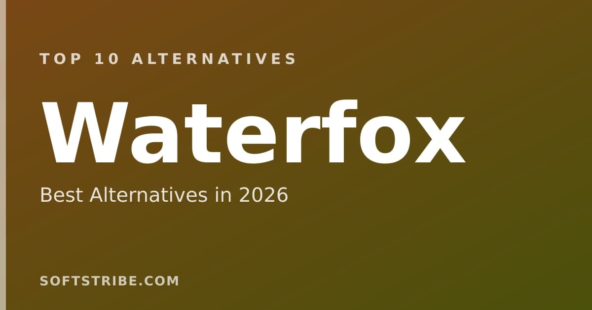 Top 10+ Alternatives for Waterfox in 2026