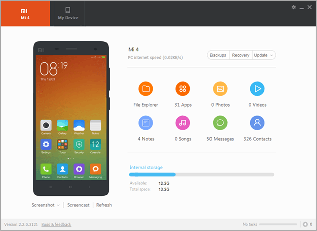 Xiaomi Mi PC Suite 3 Free Download (32-bit Setup)