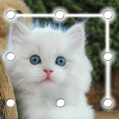 Kitty Cat Pattern Lock Screen For PC
