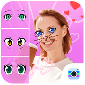 Cartoon Eye Photo Editor-Cute stickers for photo For PC