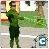 Green Ring Hero Crime Battle