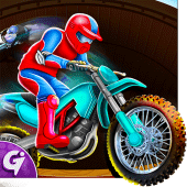 Merge Bike Click & idle Tap Tycoon - Well of Death For PC