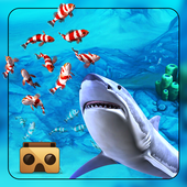 Angry big Shark Virtual Reality ( VR )